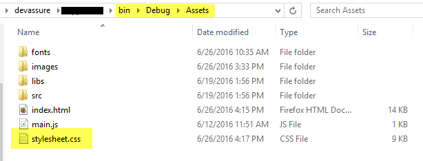 Example Assets Folder