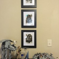 Gratuitous Star Wars office art.