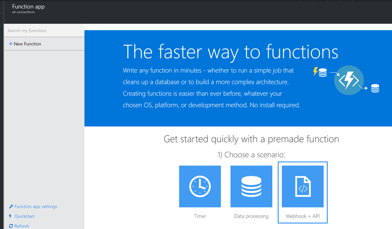 Azure Function App - Getting Started