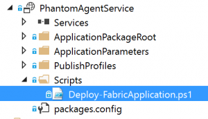 Service Fabric Deploy Script